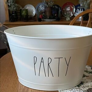 New Rae Dunn PARTY Metal Bucket